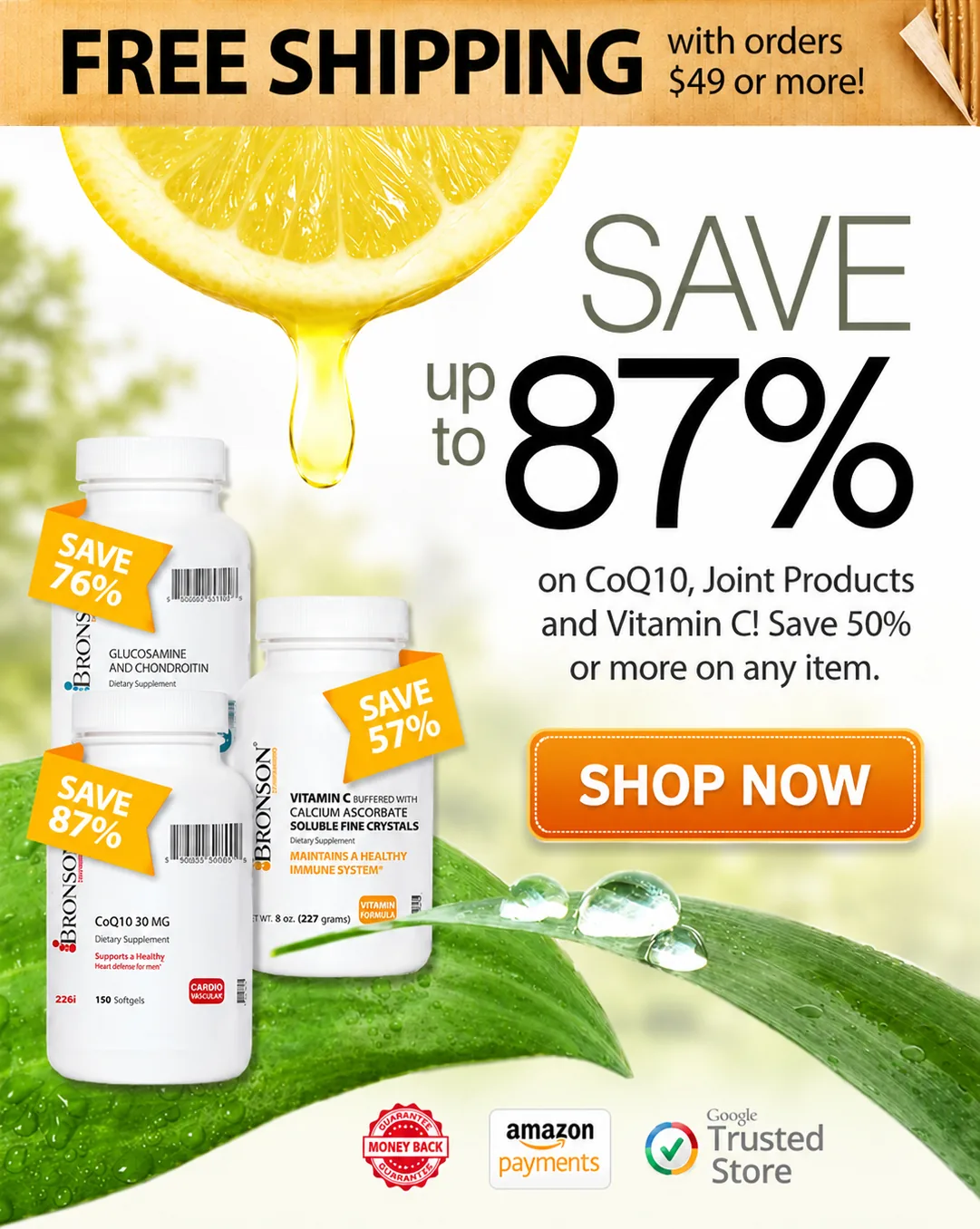 Bronson vitamins · AWG email design