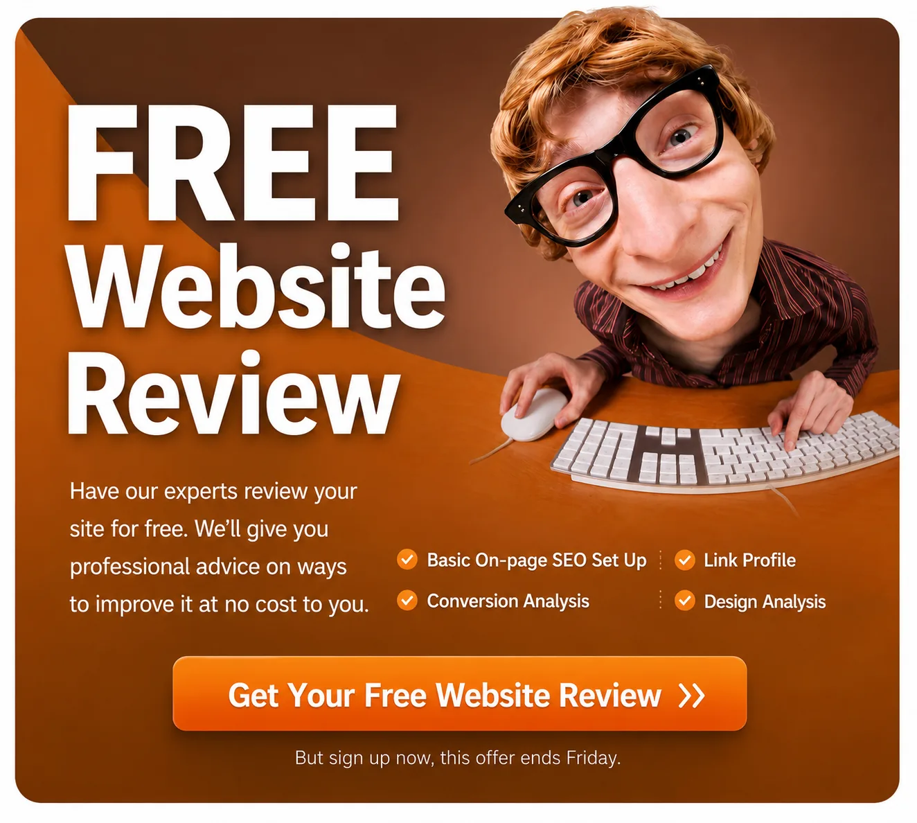 Free website review · AWG email design