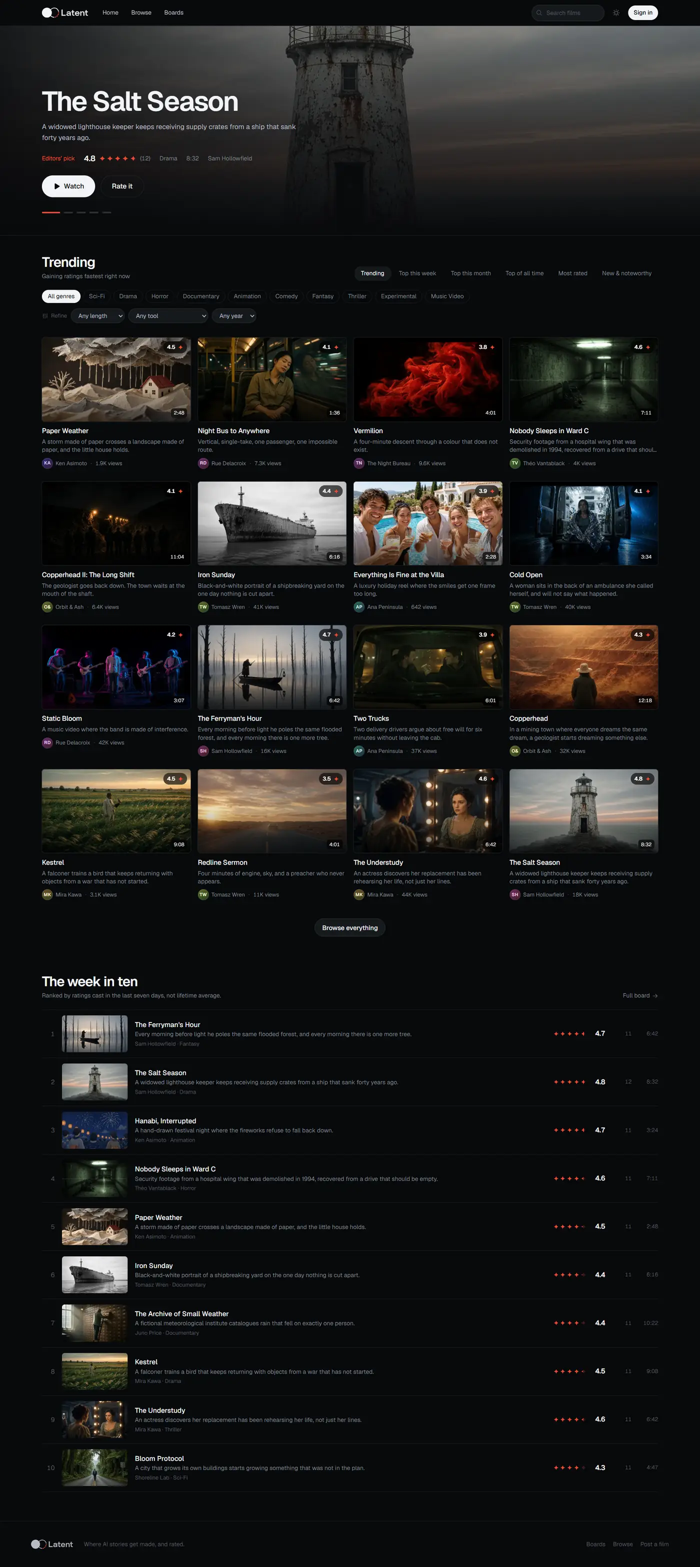Latent website